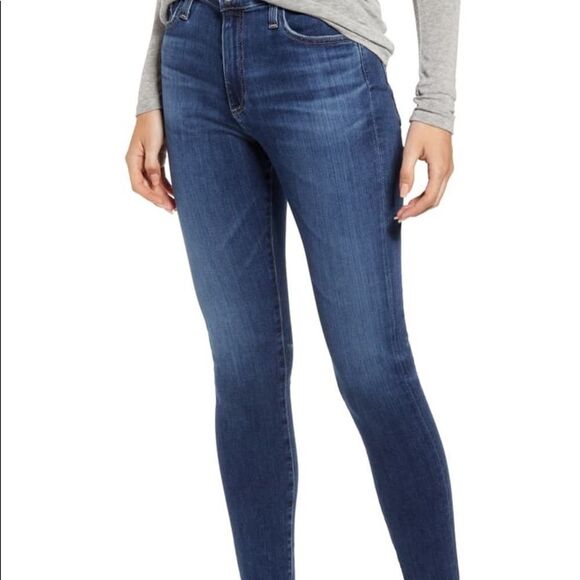 AG Farrah High Waist Ankle Skinny Sz27R - Picture 1 of 8